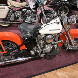 1954 Harley-Davidson FL Panhead Orange Birch Vintage Classic Collector Motorcycle