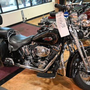 2002 Harley-Davidson FLSTS Heritage Springer Black Classic Cruiser Low Miles