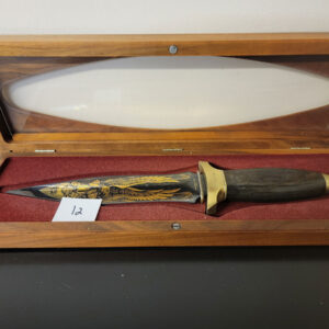 Harley-Davidson 90th Anniversary Etched Eagle Dagger