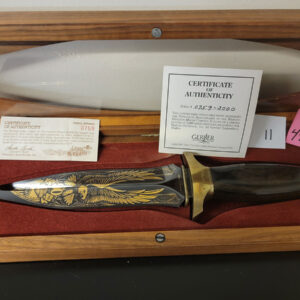 Harley-Davidson 90th Anniversary Etched Eagle Dagger 759