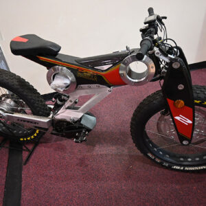 Moto Parilla Carbon SUV e-bike, a high-end Italian electric bicycle designed for off-road use.